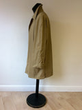 BURBERRY HONEY COTTON MAC SIZE 56R UK L/XL - Whispers Dress Agency - Mens Coats & Jackets - 2