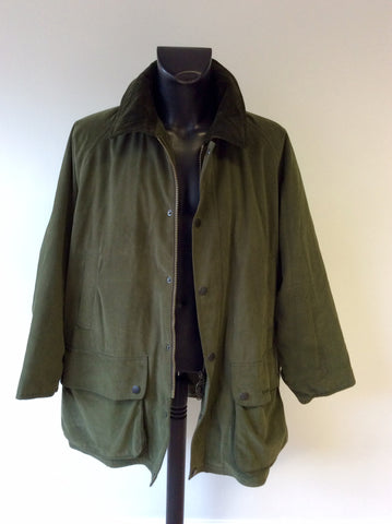 BARBOUR DARK GREEN BEAUFORT JACKET SIZE XXL - Whispers Dress Agency - Mens Coats & Jackets - 3