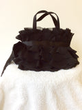 COAST BLACK TIERED FRILL EVENING/ SPECIAL OCCASION BAG