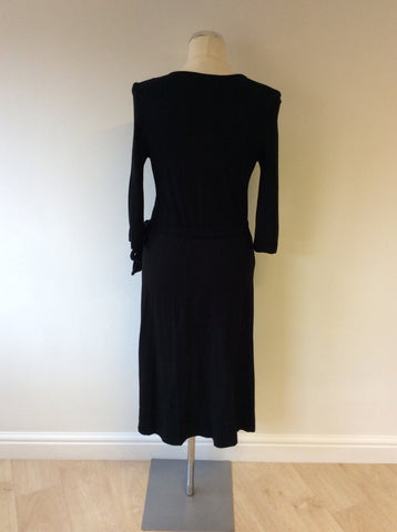 STICKY FINGERS BLACK WRAP DRESS SIZE M - Whispers Dress Agency - Sold - 4