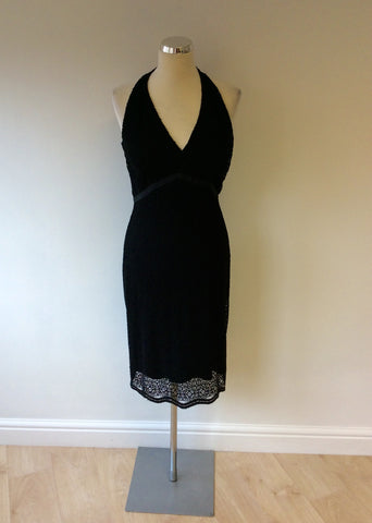ELIE TAHARI BLACK LACE PENCIL DRESS SIZE 8