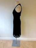 ELIE TAHARI BLACK LACE PENCIL DRESS SIZE 8