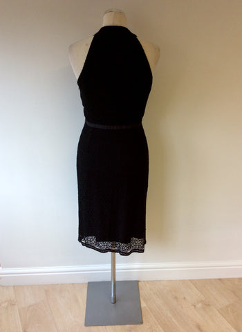 ELIE TAHARI BLACK LACE PENCIL DRESS SIZE 8
