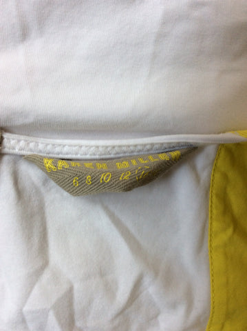 KAREN MILLEN COLOUR BLOCK VEST TOP SIZE 14