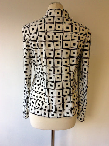 EPISODE BLACK & WHITE CHECK BLOUSE SIZE 8 - Whispers Dress Agency - Womens Shirts & Blouses - 2