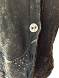 ELISA CAVALETTI BROWN & BLACK GILET SIZE XL - Whispers Dress Agency - Womens Gilets & Body Warmers - 2