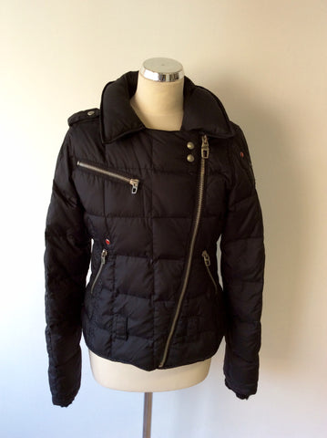 MISS SIXTY BLACK PADDED JACKET SIZE L - Whispers Dress Agency - Sold - 2