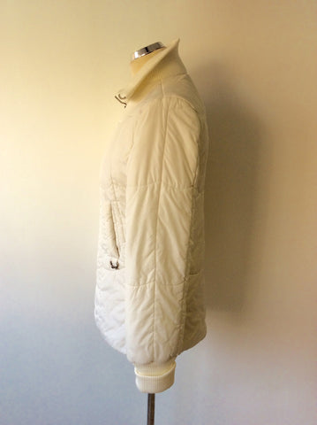 DIESEL WHITE PADDED JACKET SIZE M - Whispers Dress Agency - Womens Coats & Jackets - 2