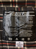 BARBOUR BLUE BORDER WAX JACKET SIZE 40" APPROX L - Whispers Dress Agency - Sold - 9
