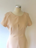 NEW ZARA PALE PEACH PENCIL DRESS SIZE M - Whispers Dress Agency - Womens Dresses - 2