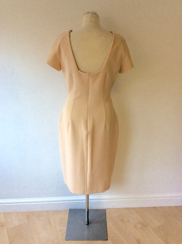 NEW ZARA PALE PEACH PENCIL DRESS SIZE M - Whispers Dress Agency - Womens Dresses - 4