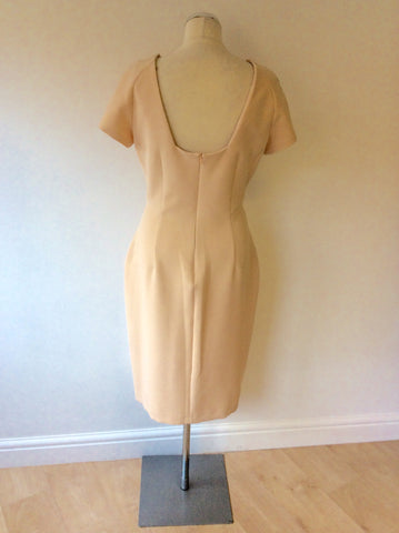 NEW ZARA PALE PEACH PENCIL DRESS SIZE M - Whispers Dress Agency - Womens Dresses - 5