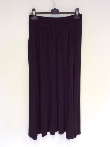 THE WHITE COMPANY BLACK JERSEY MAXI SKIRT SIZE 14 - Whispers Dress Agency - Sold - 1