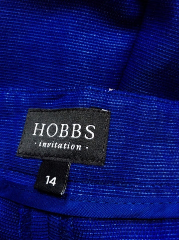 HOBBS INVITATION BLUE TROUSERS SIZE 14