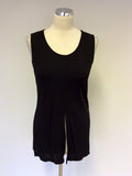 MARELLA BLACK SLEEVELESS TOP & TROUSERS OUTFIT SIZE M - Whispers Dress Agency - Womens Suits & Tailoring - 2