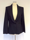 AUSTIN REED SIGNATURE DARK BLUE TROUSER SUIT SIZE 12 - Whispers Dress Agency - Sold - 2