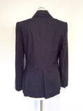 AUSTIN REED SIGNATURE DARK BLUE TROUSER SUIT SIZE 12 - Whispers Dress Agency - Sold - 4
