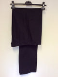 AUSTIN REED SIGNATURE DARK BLUE TROUSER SUIT SIZE 12 - Whispers Dress Agency - Sold - 7