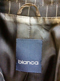 BIANCA BLACK PINSTRIPE JACKET,SKIRT & TROUSER SUIT SIZE 12/14 - Whispers Dress Agency - Womens Suits & Tailoring - 5