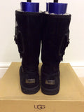 UGG AUSTRALIA BLACK SUEDE CARGO BOOTS SIZE 7.5/40 - Whispers Dress Agency - Sold - 5