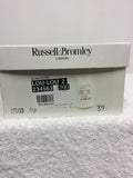 RUSSELL & BROMLEY BLUSH PATENT LEATHER PEEPTOE HEELS SIZE 6/39 - Whispers Dress Agency - Womens Heels - 7