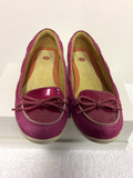 BRAND NEW CLARKS UN STUCTURED PINK SUEDE & LEATHER LOAFERS SIZE 6D/39 - Whispers Dress Agency - Womens Flats - 2