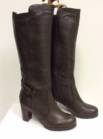 BRAND NEW NATURALIZER BROWN FUR LINED BOOTS SIZE 6.5/40 - Whispers Dress Agency - Womens Boots - 2