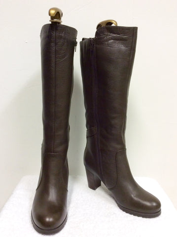 BRAND NEW NATURALIZER BROWN FUR LINED BOOTS SIZE 6.5/40 - Whispers Dress Agency - Womens Boots - 1