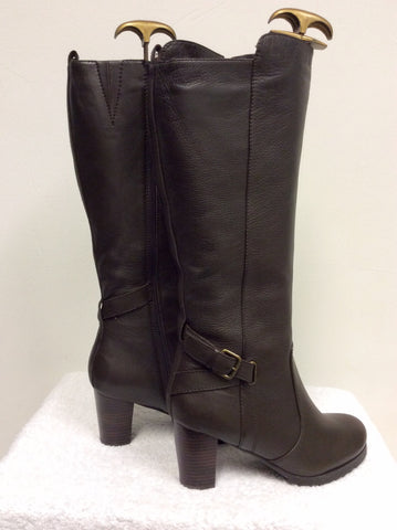 BRAND NEW NATURALIZER BROWN FUR LINED BOOTS SIZE 6.5/40 - Whispers Dress Agency - Womens Boots - 5