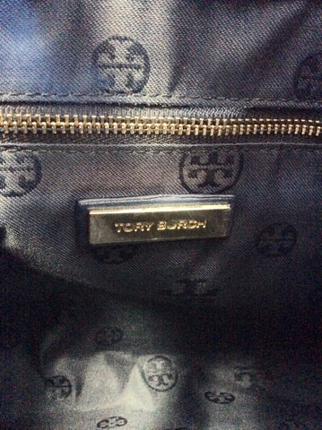 BRAND NEW TONY BURCH NAVY BLUE LEATHER QUILTED SHOULDER BAG - Whispers Dress Agency - Shoulder Bags - 4
