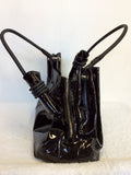 RUSSELL & BROMLEY BLACK PATENT LEATHER HAND/ SHOULDER BAG - Whispers Dress Agency - Sold - 3