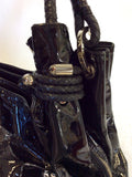 RUSSELL & BROMLEY BLACK PATENT LEATHER HAND/ SHOULDER BAG - Whispers Dress Agency - Sold - 5