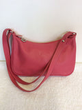 LONGCHAMP PINK LEATHER SHOULDER/ CROSS BODY BAG - Whispers Dress Agency - Sold - 2