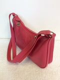 LONGCHAMP PINK LEATHER SHOULDER/ CROSS BODY BAG - Whispers Dress Agency - Sold - 3
