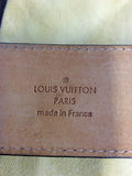 BRAND NEW AUTHENTIC LOUIS VUITTON BLACK EPI LEATHER INITIALS BELT - Whispers Dress Agency - Sold - 3