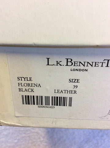 LK BENNETT FLORENA BLACK LEATHER OVER KNEE BOOTS SIZE 6/39 - Whispers Dress Agency - Sold - 7