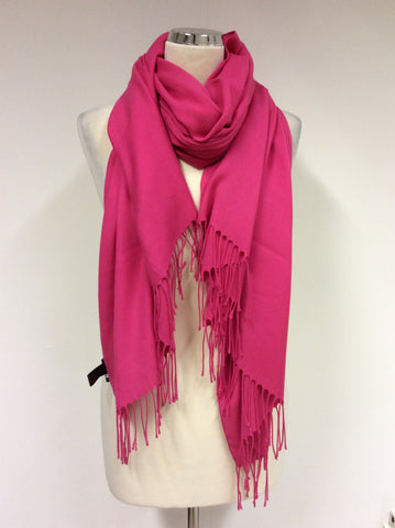 PLANET HOT PINK WRAP/ SCARF