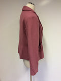 PER UNA ROSE PINK WOOL BLEND JACKET SIZE 18 - Whispers Dress Agency - Womens Coats & Jackets - 2