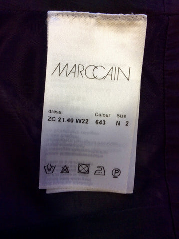 MARCCAIN BLACK & BROWN LEOPARD PRINT DRESS SIZE N2 UK 10/12 - Whispers Dress Agency - Womens Dresses - 5