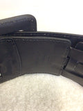 JAEGER BLACK PATENT LEATHER BELT SIZE L