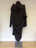 VIVIENNE WESTWOOD RED LABEL GREY WOOL DRAPED COAT SIZE L