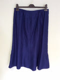 JACQUES VERT BLUE SKIRT & JACKET SUIT SIZE 12/14