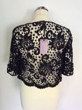 BRAND NEW COAST BLACK TOMKA LACE JACKET SIZE 10