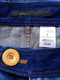 MARC JACOBS BLUE DENIM A LINE SKIRT SIZE 12