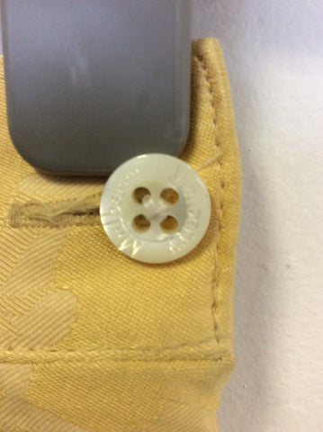 BRAND NEW VINTAGE MULBERRY ROGER SAUL MARIGOLD DAMASK SILK CAPRI PANTS SIZE 10