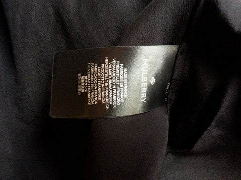 MULBERRY BLACK LACE SILK LINED DRESS SIZE 8