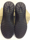 BRAND NEW ECCO BLUE LEATHER LACE UP SHOES SIZE 7/40
