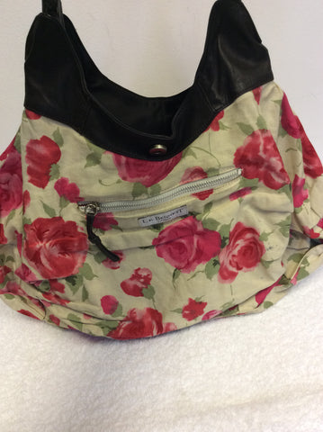 LK BENNETT DARK BROWN SOFT LEATHER SHOULDER BAG