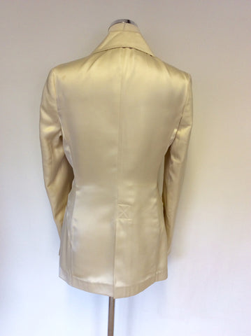 BRAND NEW MULBERRY CREAM SILK TROUSER SUIT SIZE 12