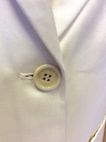 BRAND NEW MULBERRY CREAM SILK TROUSER SUIT SIZE 12